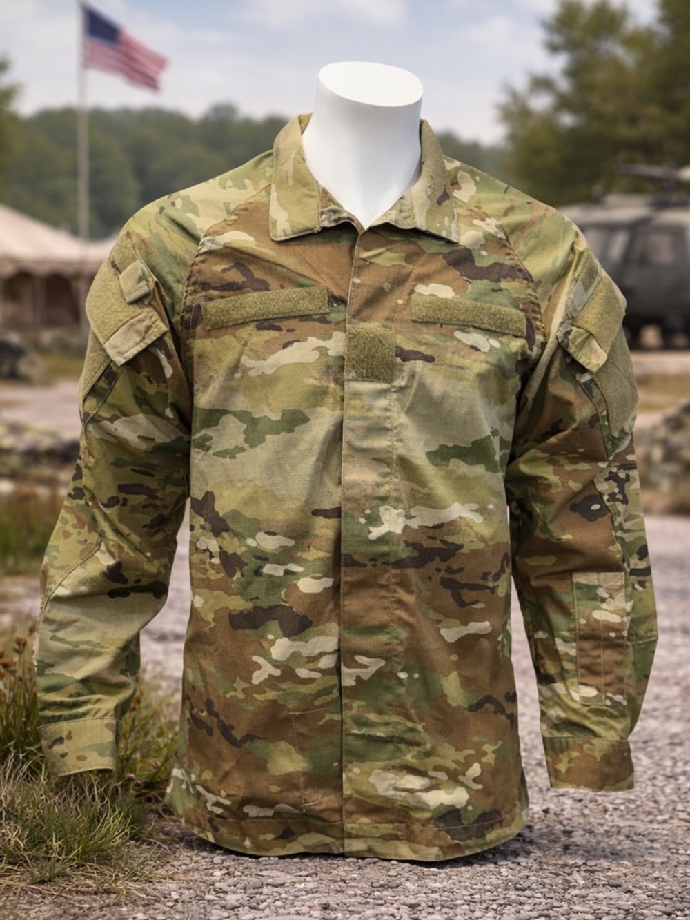 Army Combat Camo Hot Weather Uniform Top NATO Size 7080/9404 Medium-Regular MD